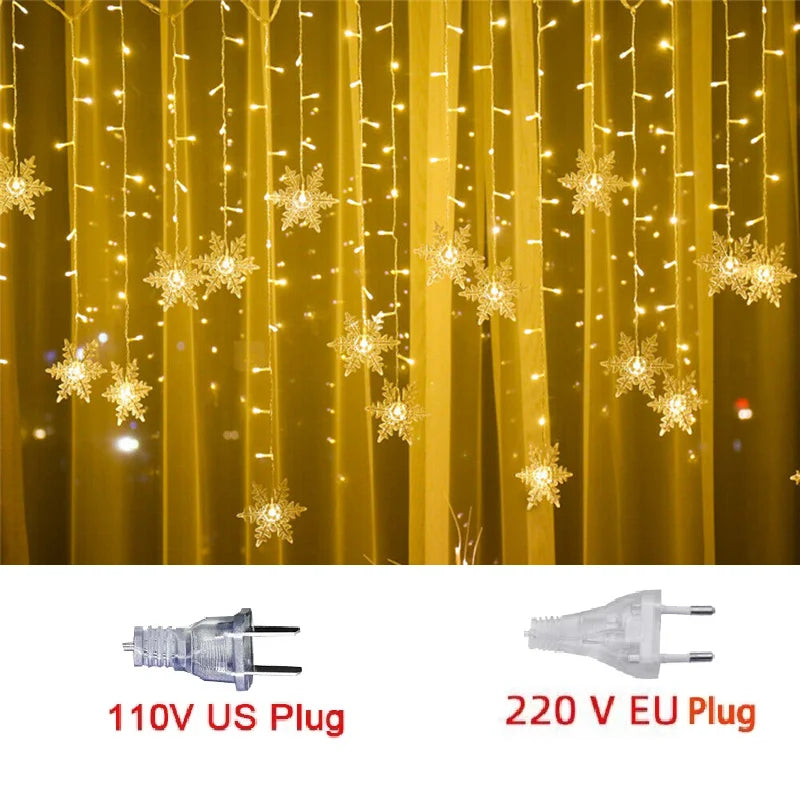 Decore com Magia: Luzes de cordão LED Piscante para todas as ocasiões